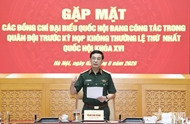 Defense Minister chairs meeting with N.A. deputies in military